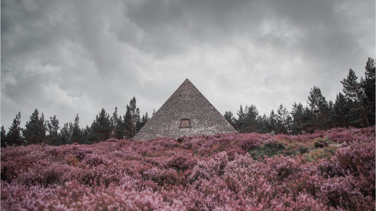 This pyramid hidden in the forest contains a mysterious love note dating back from the 19th century