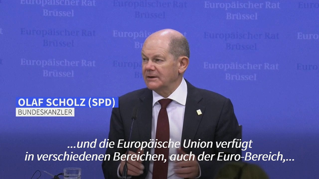 Scholz: 'Das Bankensystem ist stabil'