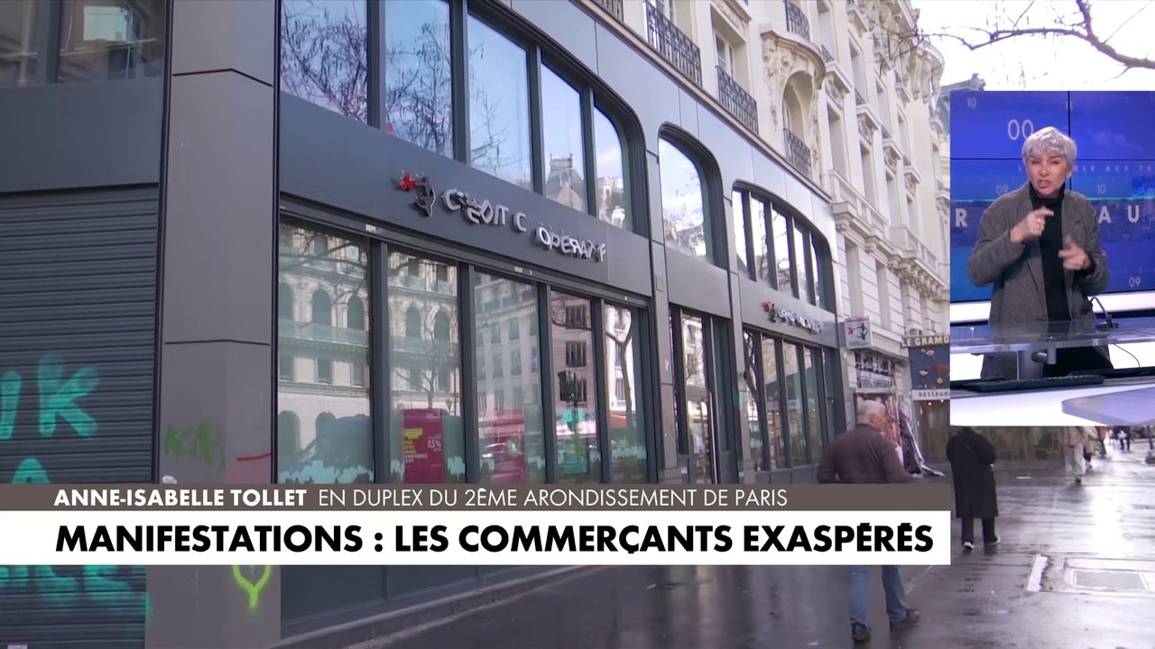 Manifestations à Paris : les commerçants exaspérés
