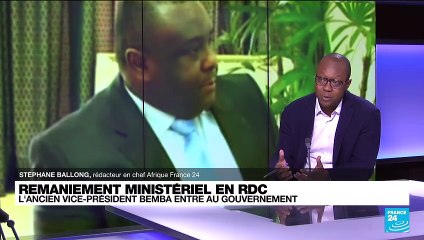 Remaniement ministériel en RDC : l'ancien vice-président Bemba entre au gouvernement