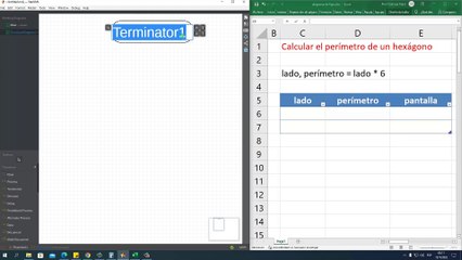 Diagrama de Flujo: Calcular el perímetro de un hexágono