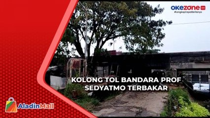 Kolong Tol Bandara Prof Sedyatmo Terbakar, Asap Pekat Ganggu Arus Lalu Lintas
