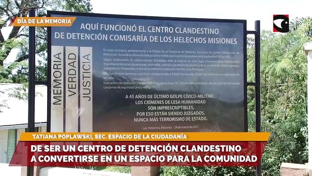 Los Helechos De ser un Centro de Detención Clandestino a convertirse en un espacio para la comunidad