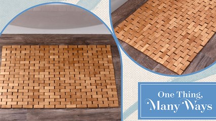5 Genius Ideas for Repurposing a Bamboo Bath Mat