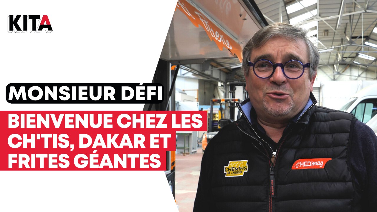 Bienvenue chez les Ch’tis, Dakar et cornet de frites géant… Hervé Diers est l’homme de tous les défis