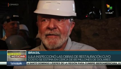 Presidente de Brasil asesora la ejecución de obras públicas