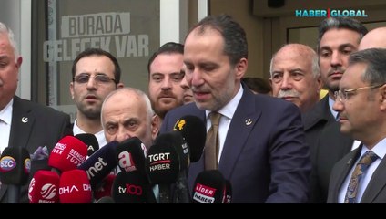 Yeniden Refah Partisi lideri Erbakan: Cumhurbaşkanı adaylığı sürecini sonlandırıyoruz