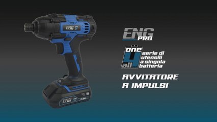 Trapano avvitatore a impulsi | Serie professionale monobatteria ONE4ALL | ENG PRO