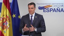 Sánchez acusa a Feijóo de patriotismo al criticar en Bruselas el acuerdo de las pensiones