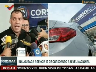 Táchira | Inauguran la agencia 19 de la Corporación Socialista del Sector Automotor en todo el país