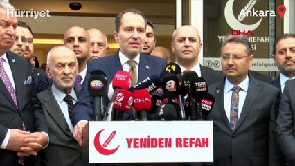 Yeniden Refah Partisi Genel Başkanı Fatih Erbakan: "Bizzat sayın Cumhurbaşkanı ile mutabakata varılmış oldu"