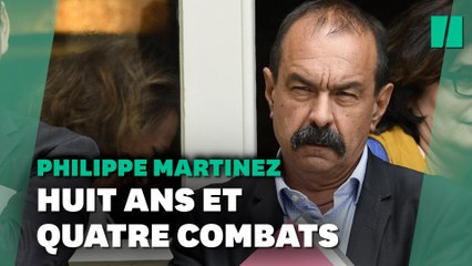 Philippe Martinez, quatre mouvements sociaux d'ampleur, huit ans à la tête de la CGT