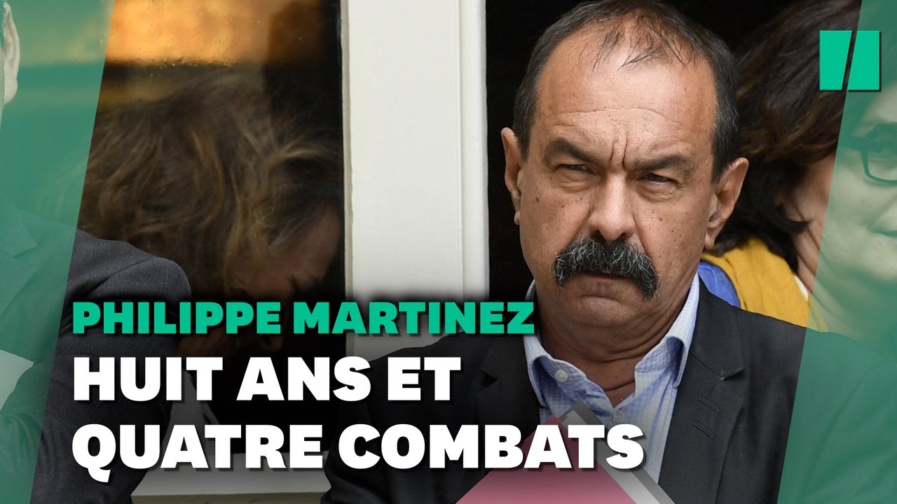 Philippe Martinez, quatre mouvements sociaux d'ampleur, huit ans à la tête de la CGT