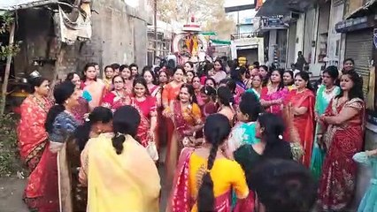 गणगौर जुलूस निकाला