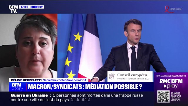 Céline Verzeletti (CGT) sur une rencontre avec Emmanuel Macron: C'est à nous d'imposer l'agenda social