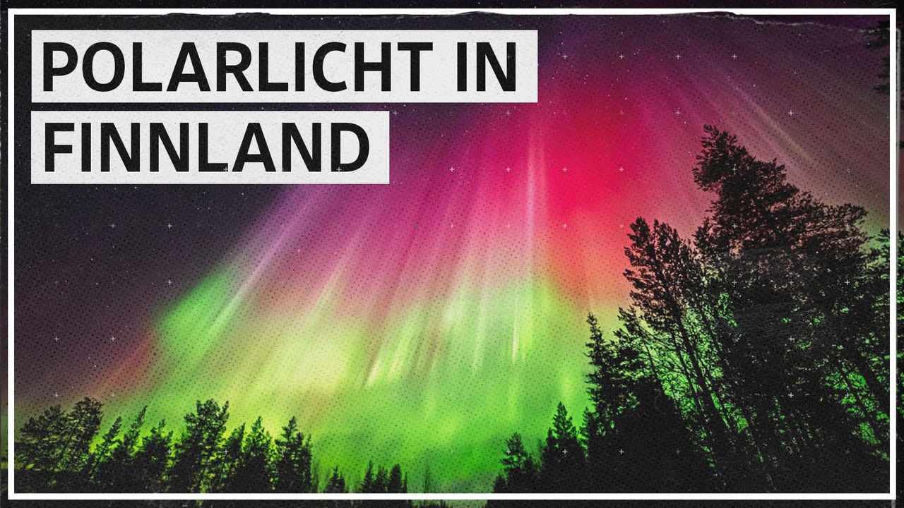Spetaktuläre Aufnahmen vom Polarlicht in Finnland