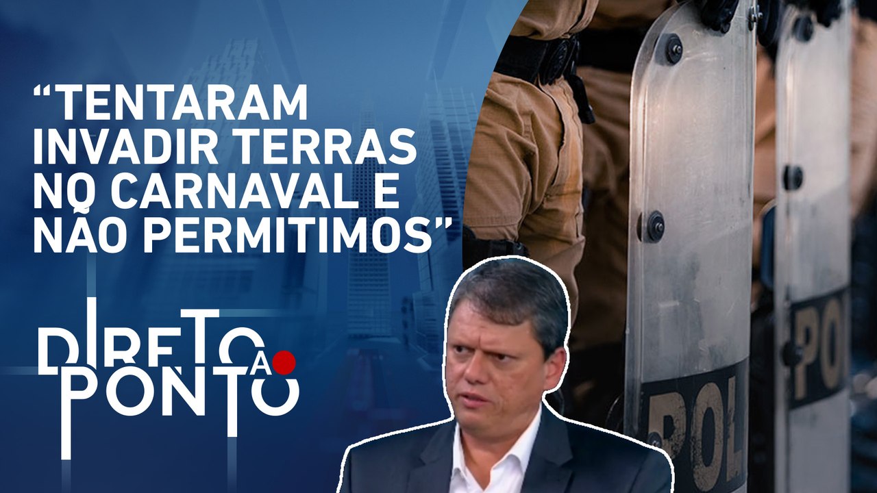 Quais os planos de Tarcísio de Freitas para a segurança pública?