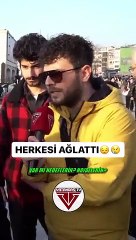 Herkesi ağlatan sokak röportajı