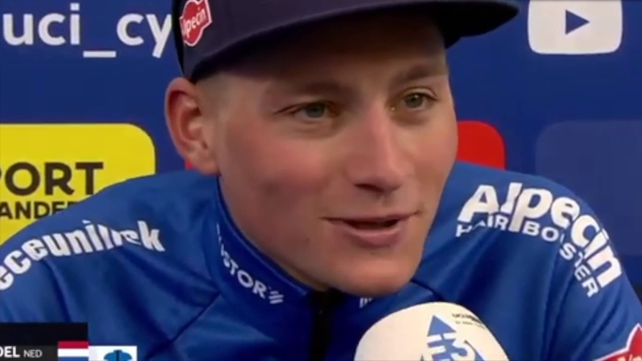 E3 Saxo Classic 2023 - Mathieu van der Poel : "C'est spécial d'être tous les trois à la ligne d'arrivée !
