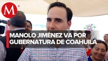 Manolo Jiménez se registra como candidato del PRI-PAN-PRD por la gubernatura de Coahuila
