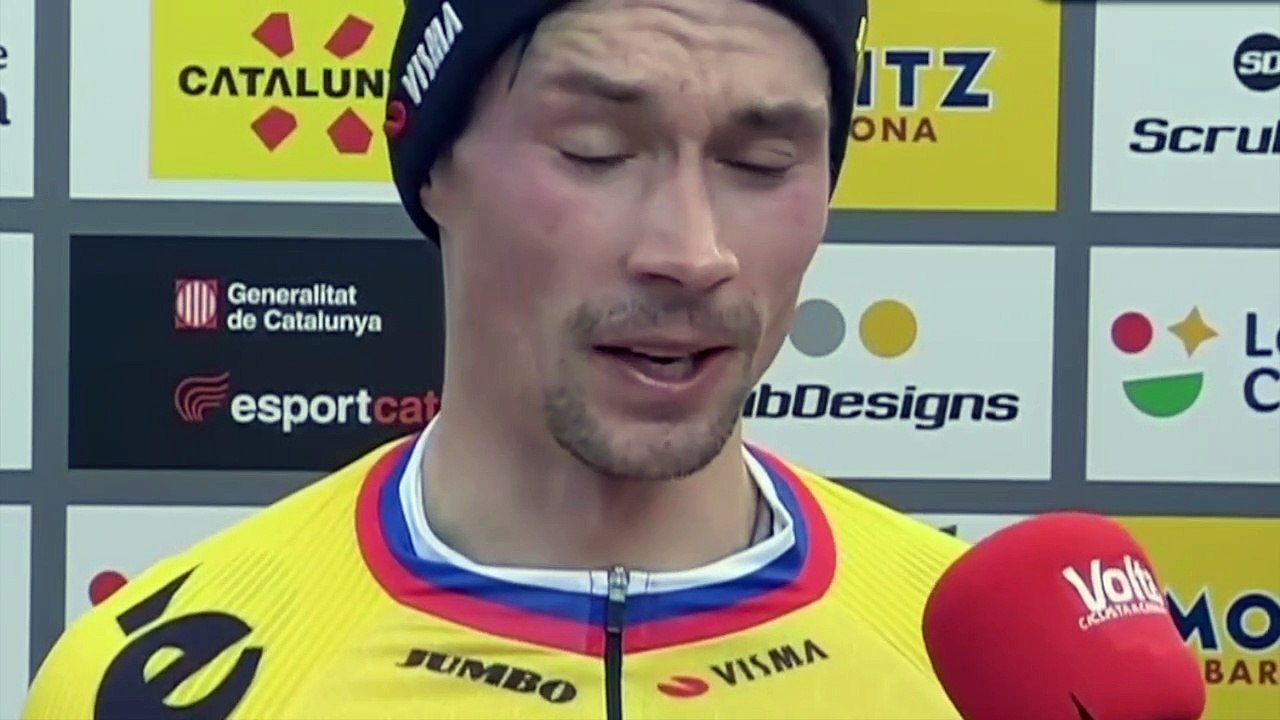 Tour de Catalogne 2023 - Primoz Roglic : "I told myself that we had to hold on to Remco Evenepoel's attacks. It was a super intense effort, I'm really super happy to have won"
