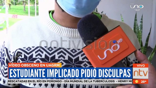 Se pronuncia el estudiante que fue descubierto teniendo relaciones sexuales en un salón de estudios de la Uagrm