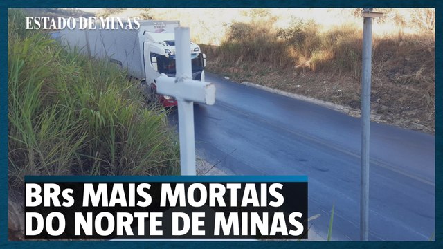Pontos mais mortais das rodovias do Norte de Minas