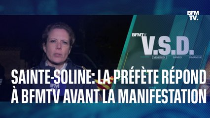 Скачать видео: À la veille de la manifestation contre les méga-bassines de Sainte-Soline, la préfète des Deux-Sèvres répond à BFMTV