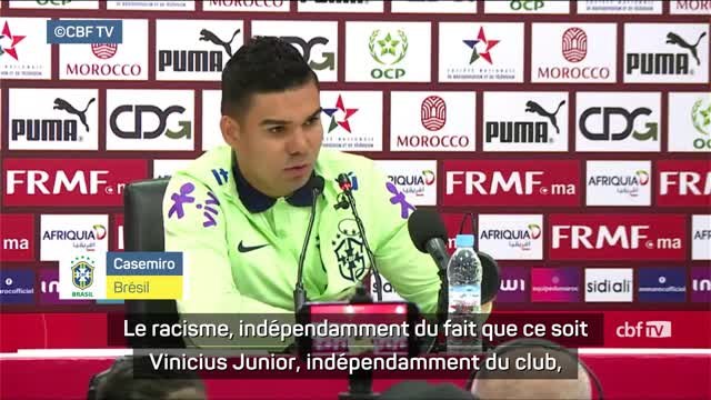Brésil - Casemiro défend Vinicius et veut que la Liga punisse plus sévèrement le racisme