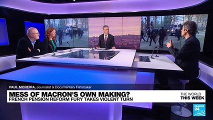 Mess of Macron's own making? Violence escalates in pension reform protests across France