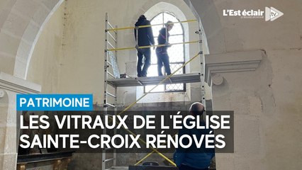 3 vitraux de l'église Sainte-Croix (Plaines-Saint-Lange) rénovés