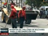 Lara | Plan Tapa Hueco se despliega en las principales vías del municipio Iribarren
