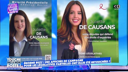 Des affiches de campagne pour les législatives partielles complétement retouchées !