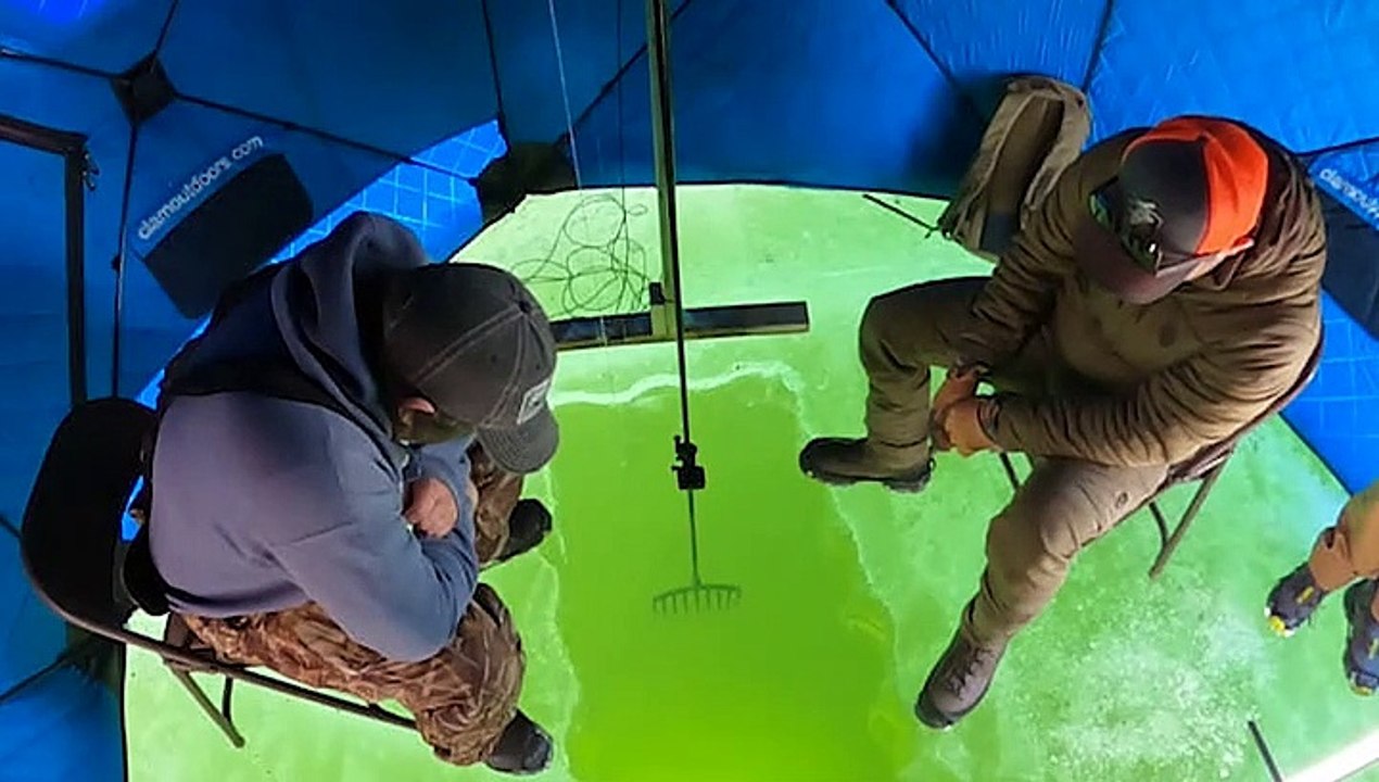 Ice Spearfishing and Hunting in South Dakota video Dailymotion