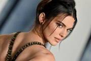 Kendall Jenner Updated Audrey Hepburn's Signature Style in a Plunging LBD and Sheer Headscarf