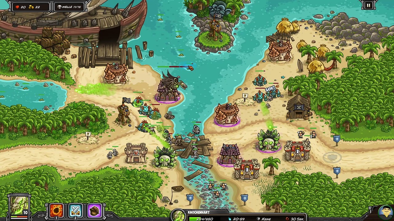 Die Fische greifen an! | Kingdom Rush Frontiers 28