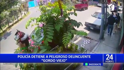 San Luis: Capturan a "gordo viejo" tras robar a mujer al interior de un condominio