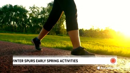 'Historic event:' Mild winter spurs earlier spring activities