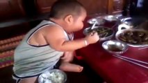Baby Eat Like a Big Boss   Funny Baby   Funny Kids   Funny Kids Laughing   Funny baby Videos