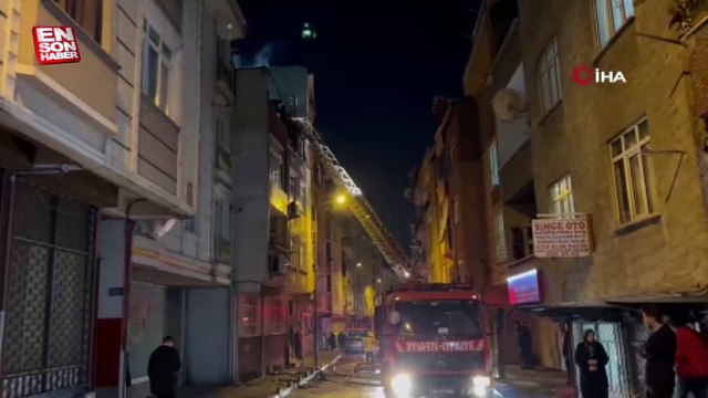 İstanbul Bağcılar'da evini ateşe verip sosyal medyadan yayınlayan şüpheli gözaltına alındı