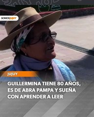 Tiene 80 años y quiere aprender a leer