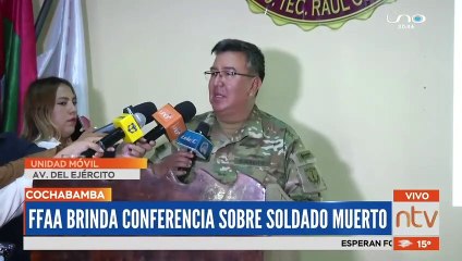 FFAA brinda conferencia sobre el caso del soldado muerto