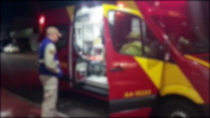 Homem cai de patinete e sofre ferimentos na face na Rua Souza Naves Sul