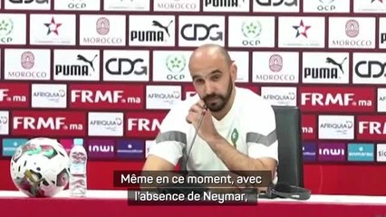 Maroc - Regragui : "Montrer que notre parcours à la Coupe du monde n'était pas une surprise"