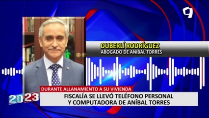 Aníbal Torres: Fiscalía tiene en su poder celular y computadora de expremier tras allanamiento