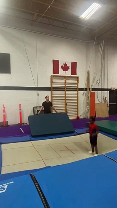Gymnastics Coach Saves The Day