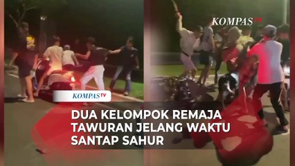 Viral Aksi Tawuran Remaja Jelang Waktu Sahur, Satu Orang Jadi Korban