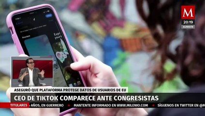 CEO de TikTok enfrenta a Congreso de EU por acusaciones de riesgo en seguridad