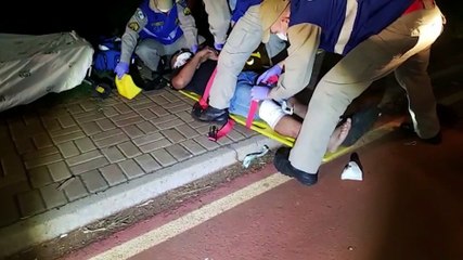 Colisão entre carro e moto deixa jovem de 21 anos ferido no bairro Brasmadeira