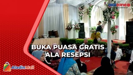 Sediakan Buka Puasa Gratis, Warga Sukabumi Buat Konsep Resepsi Pernikahan
